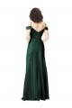 V-Back Hunter A-Line Spaghetti Straps Long Formal Dress
