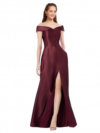 Cheap Burgundy Gold A-Line Strapless Long Black Tie Formal Dress UK
