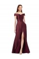 Burgundy Gold A-Line Strapless Long Black Tie Formal Dress