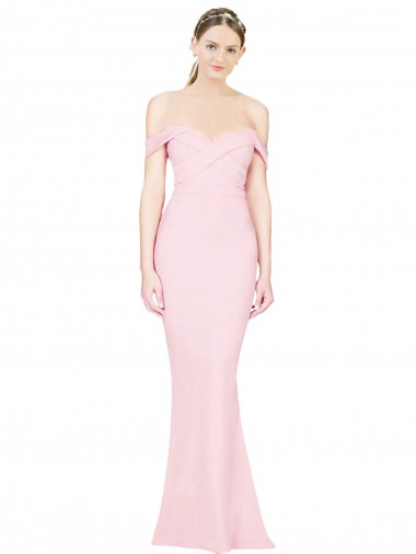 Cheap Low Back Pink A-Line Strapless Long Formal Dress UK