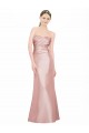 Low Back A-Line Strapless Long Formal Dress