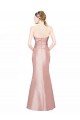 Low Back A-Line Strapless Long Formal Dress