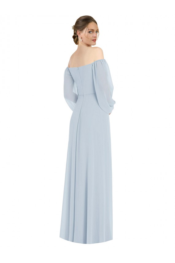 Sea Glass A-Line Sweetheart Long Formal Dress