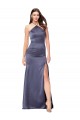 Low Back Dusk Mermaid Halter Neck Long Formal Dress