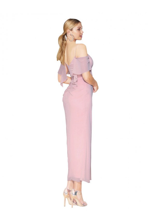 Primrose Mermaid High Neck Knee Length Formal Dress