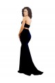 Low Back Black Mermaid High Neck Long Formal Dress