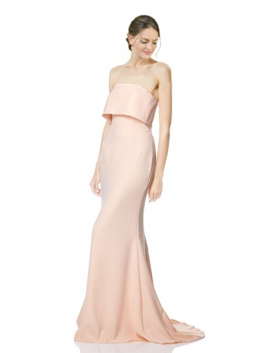 Cheap Nude Mermaid High Neck Long Black Tie Formal Dress UK