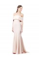 Nude Mermaid High Neck Long Formal Dress