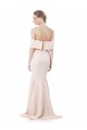 Nude Mermaid High Neck Long Formal Dress