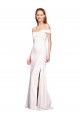 White Mermaid Off the Shoulder Long Formal Dress
