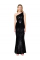 Black Mermaid One Shoulder Long Formal Dress