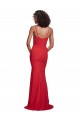 Red Mermaid Spaghetti Straps Long Formal Dress