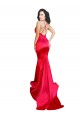 Low Back Red Mermaid Sweetheart Long Formal Dresses