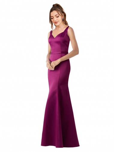 Cheap Open Back Merlot Sheath Bateau Neck Long Black Tie Formal Dress UK
