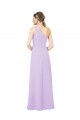 Lilac Sheath One Shoulder Long Formal Dress