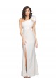 Ivory Sheath One Shoulder Long Formal Dress