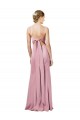 Low Back Black Sheath Square Neck Long Formal Dress