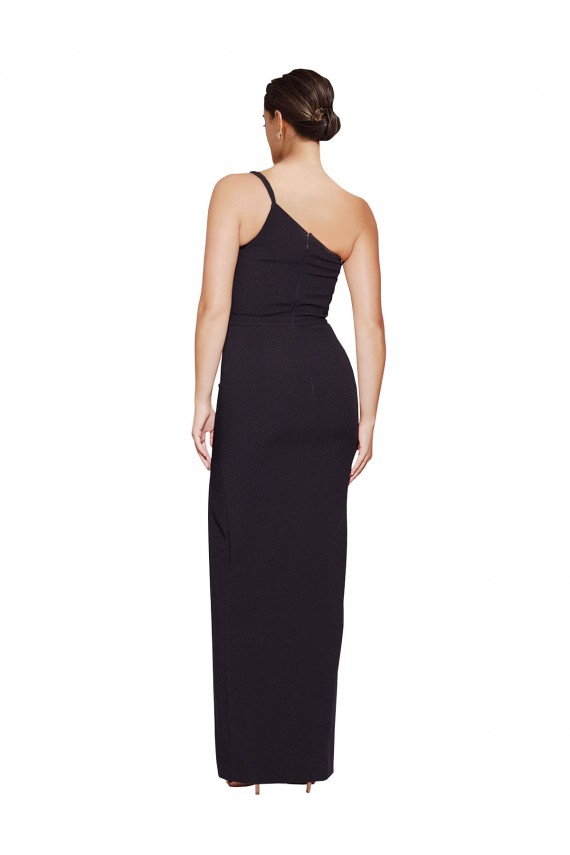 Black Sheath Strapless Long Formal Dress