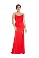 Low Back Red Sheath Strapless Long Formal Dress