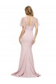 V-Back Mauve Sheath Sweetheart Long Formal Dress