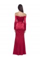 Dark Red Sheath Sweetheart Long Formal Dress
