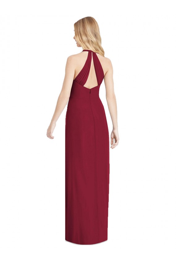 Desert Rose Trumpet V-Neck Long Formal Dress