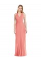 Desert Rose Trumpet V-Neck Long Formal Dress